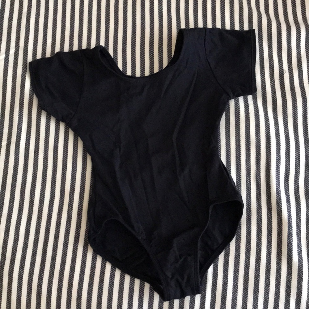Girls size 4/5 (xs) black leotard